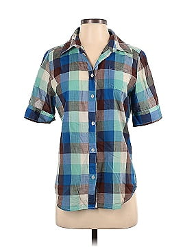 Elizabeth and James Short Sleeve Button-Down Shirt (view 1)