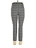 Polly Houndstooth Jacquard Argyle Grid Plaid Tweed Graphic Gray Casual Pants Size 10 - photo 1