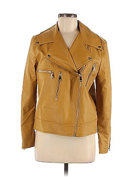Elizabeth and James Faux Leather Jacket (view 1)