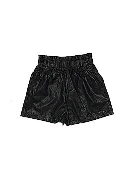 Glam Faux Leather Shorts (view 1)