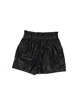 Glam Faux Leather Shorts (view 2)