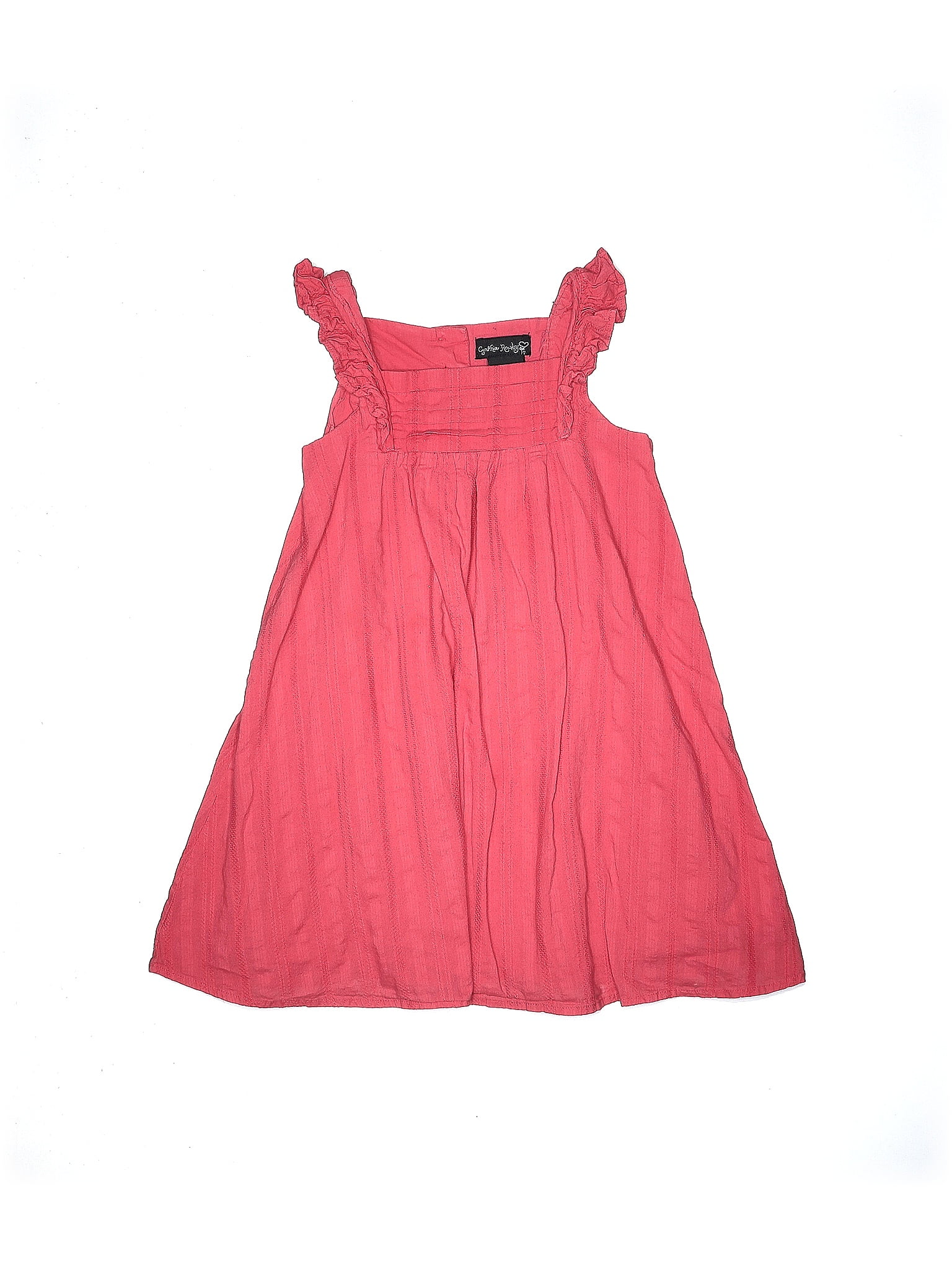 Cynthia Rowley TJX 100% Cotton Solid Pink Dress Size 5T - 55% off | ThredUp