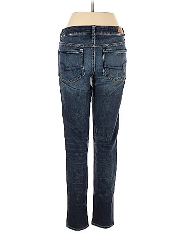 Lane Bryant Solid Blue Jeans Size 16 (Tall) - 62% off