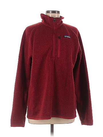 Patagonia store burgundy fleece