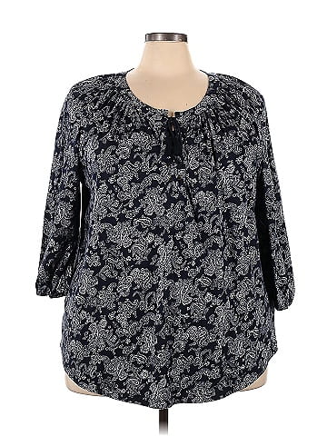 chaps 3 4 sleeve shirts