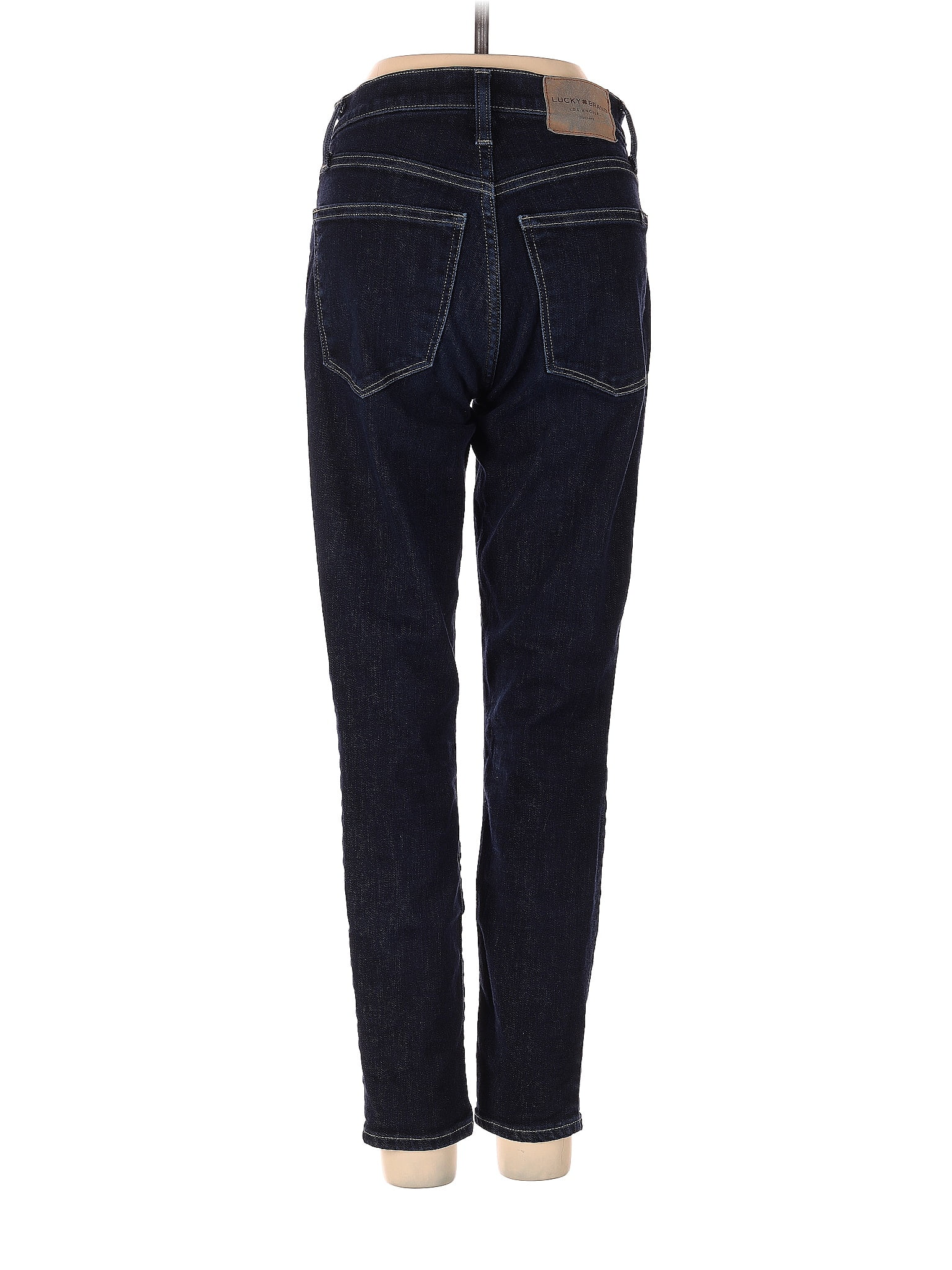 Lucky Brand Solid Blue Jeans Size 2 - 74% off