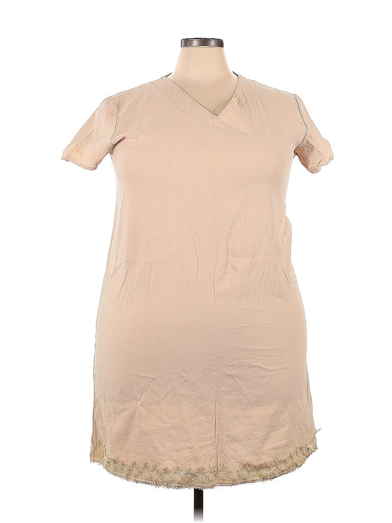 Misslook Tan Casual Dress Size XXL - photo 1