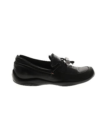 Prada black cheap flats