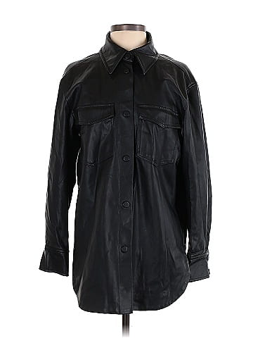 H&M Faux Leather Jacket (view 1)
