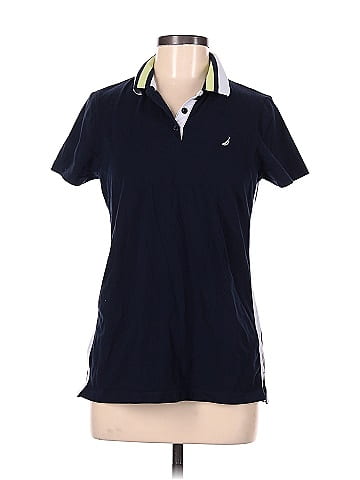 nautica color block polo