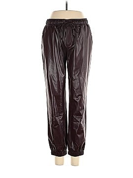 R | Label Faux Leather Pants (view 1)