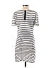 Amina Rubinacci Stripes White Casual Dress Size 40 (EU) - photo 2