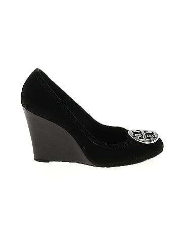 Tory burch black clearance wedges