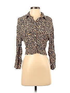 Zara TRF Long Sleeve Button-Down Shirt (view 1)