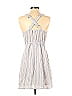 Q&A Stripes Gray Casual Dress Size S - photo 2
