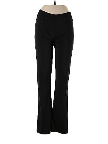 Marika Solid Black Casual Pants Size L - 65% off