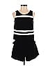 Parker 100% Polyester Stripes Color Block Black Romper Size XS - photo 1
