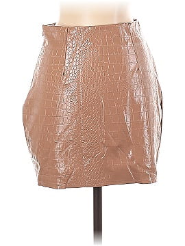 SALTY Faux Leather Skirt (view 2)