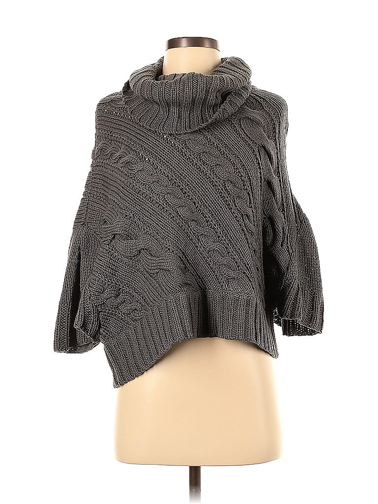 Pre-owned Theory Wool Pullover Sweater In Gray