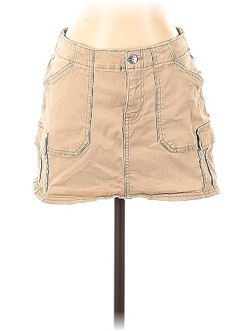 Hollister tan outlet skirt