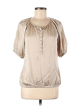 Marciano Short Sleeve Silk Top (view 1)