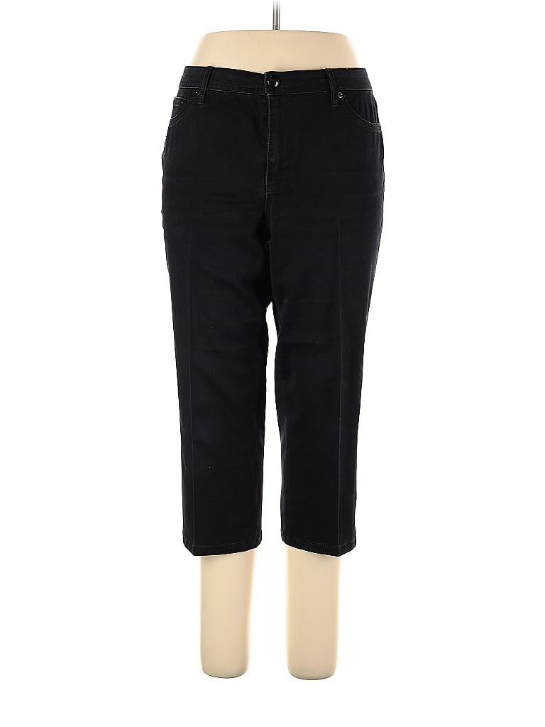 Roz & Ali Black Jeans Size 16 - photo 1