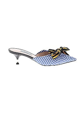 Prada Striped Bow Accents Mules (view 1)