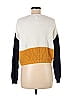 Trillium Color Block White Pullover Sweater Size M - photo 2
