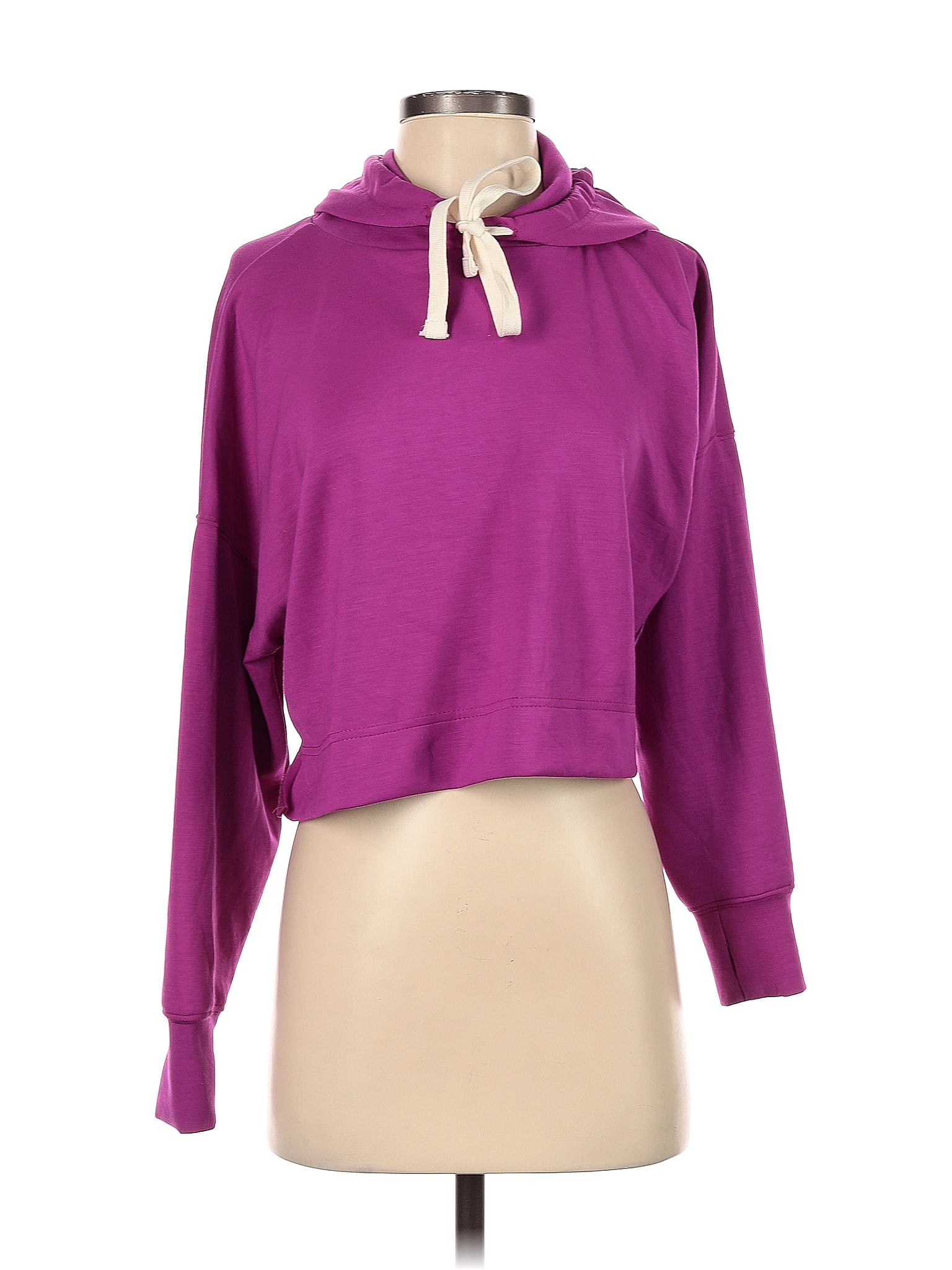 Assorted Brands Solid Purple Pullover Hoodie Size Xs 45 Off Thredup