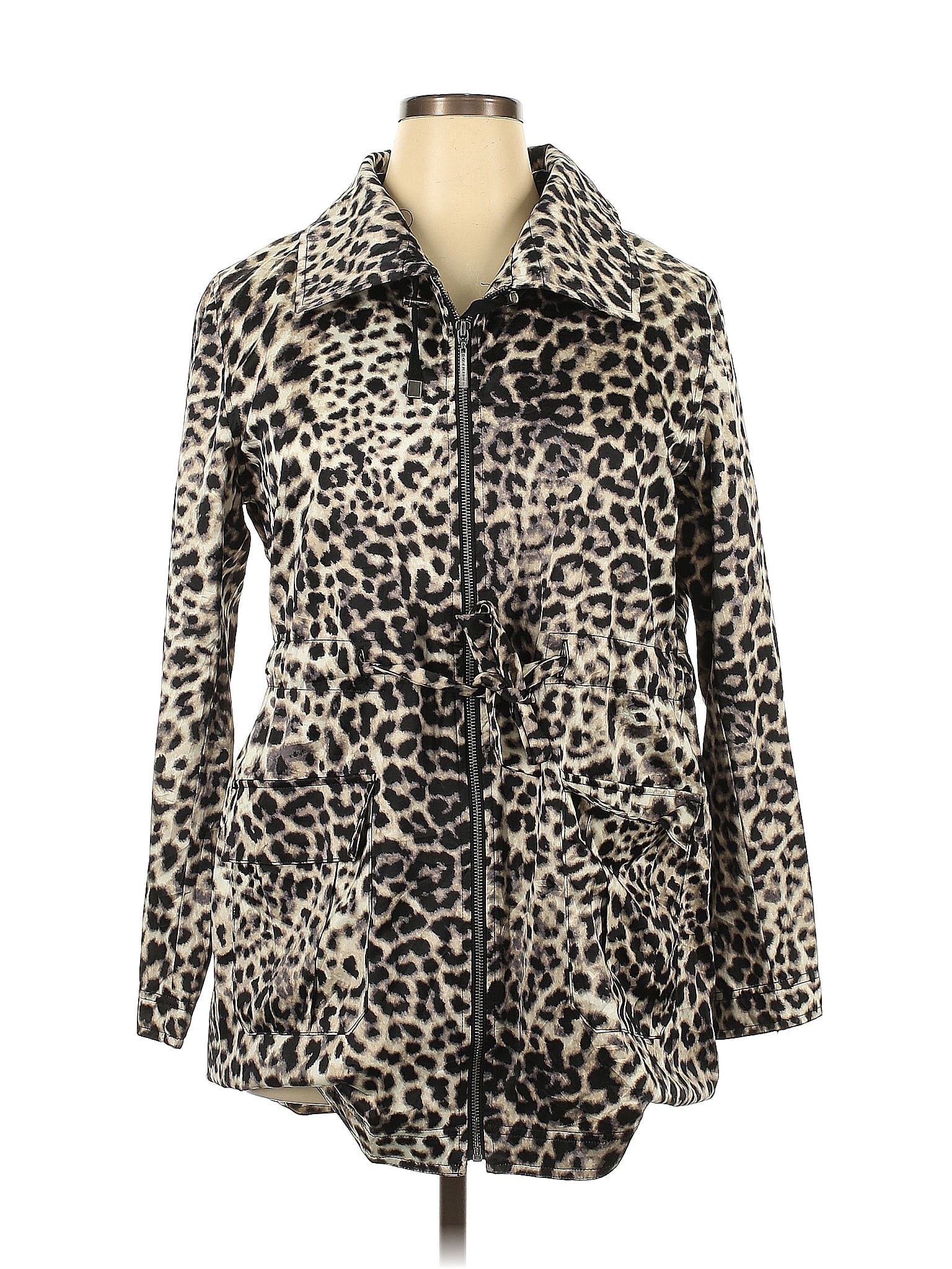 Dana buchman leopard clearance jacket