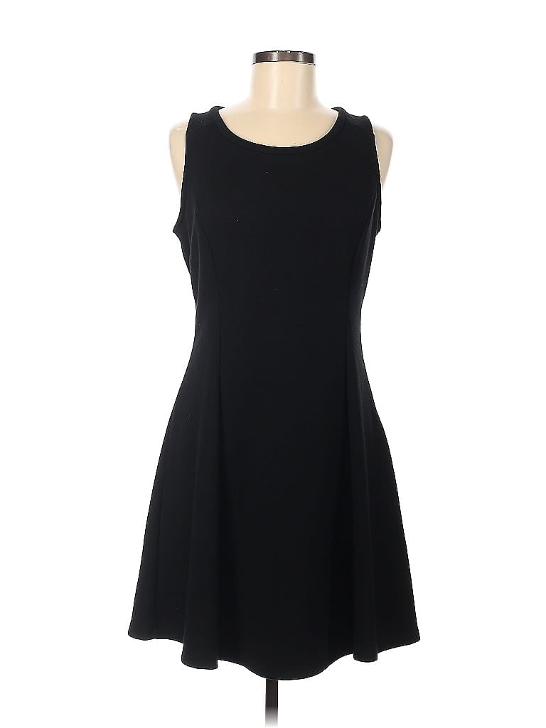 Old Navy Solid Black Casual Dress Size M - photo 1