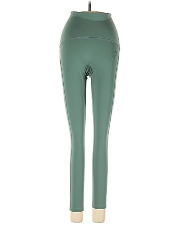 Gymshark Solid Green Leggings Size XS - 42% off