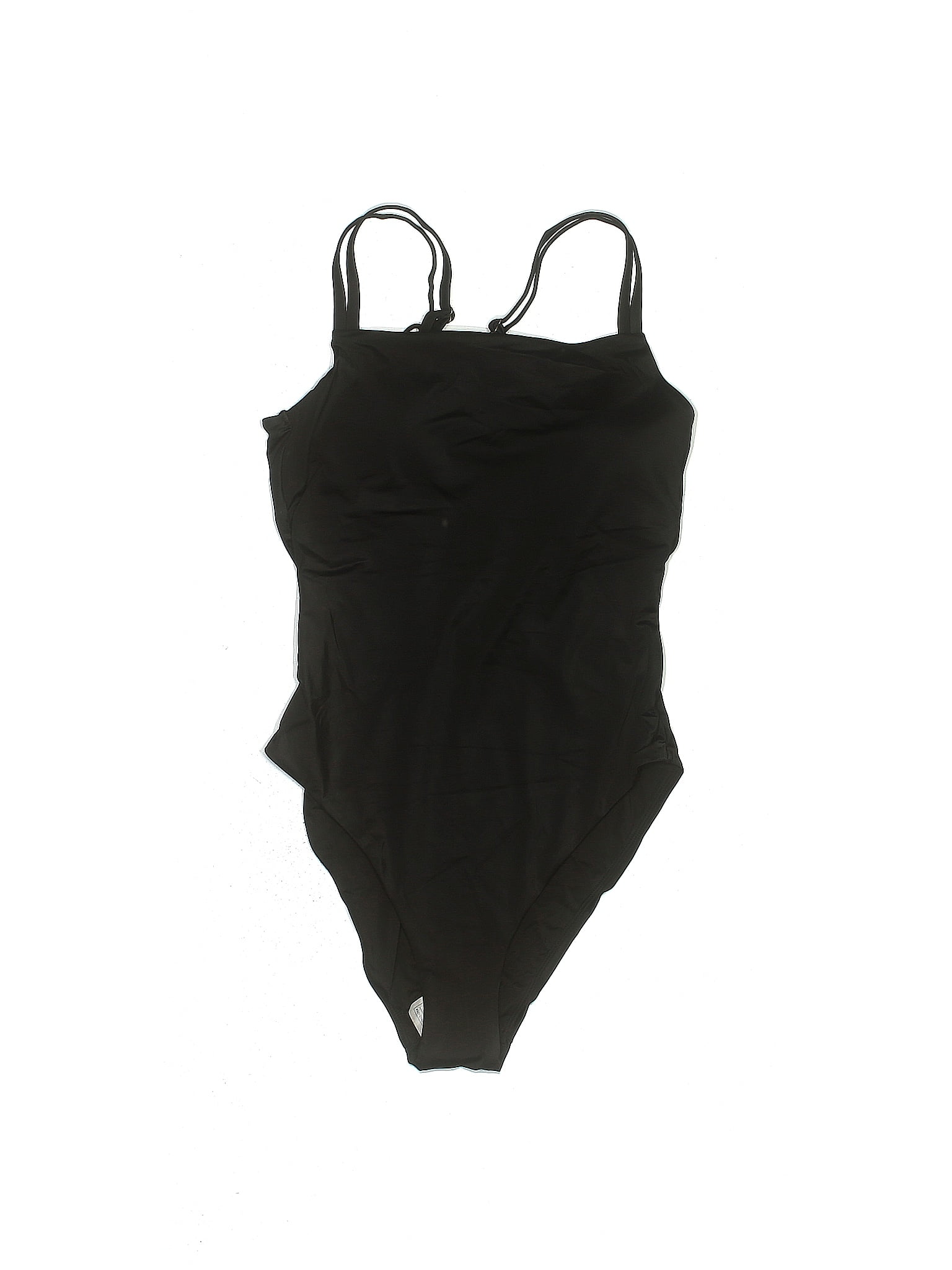 Andie Solid Black One Piece Swimsuit Size L 57 Off Thredup