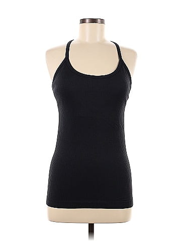 Crz Yoga 100% Polymide Solid Black Active Tank Size M - 54% off