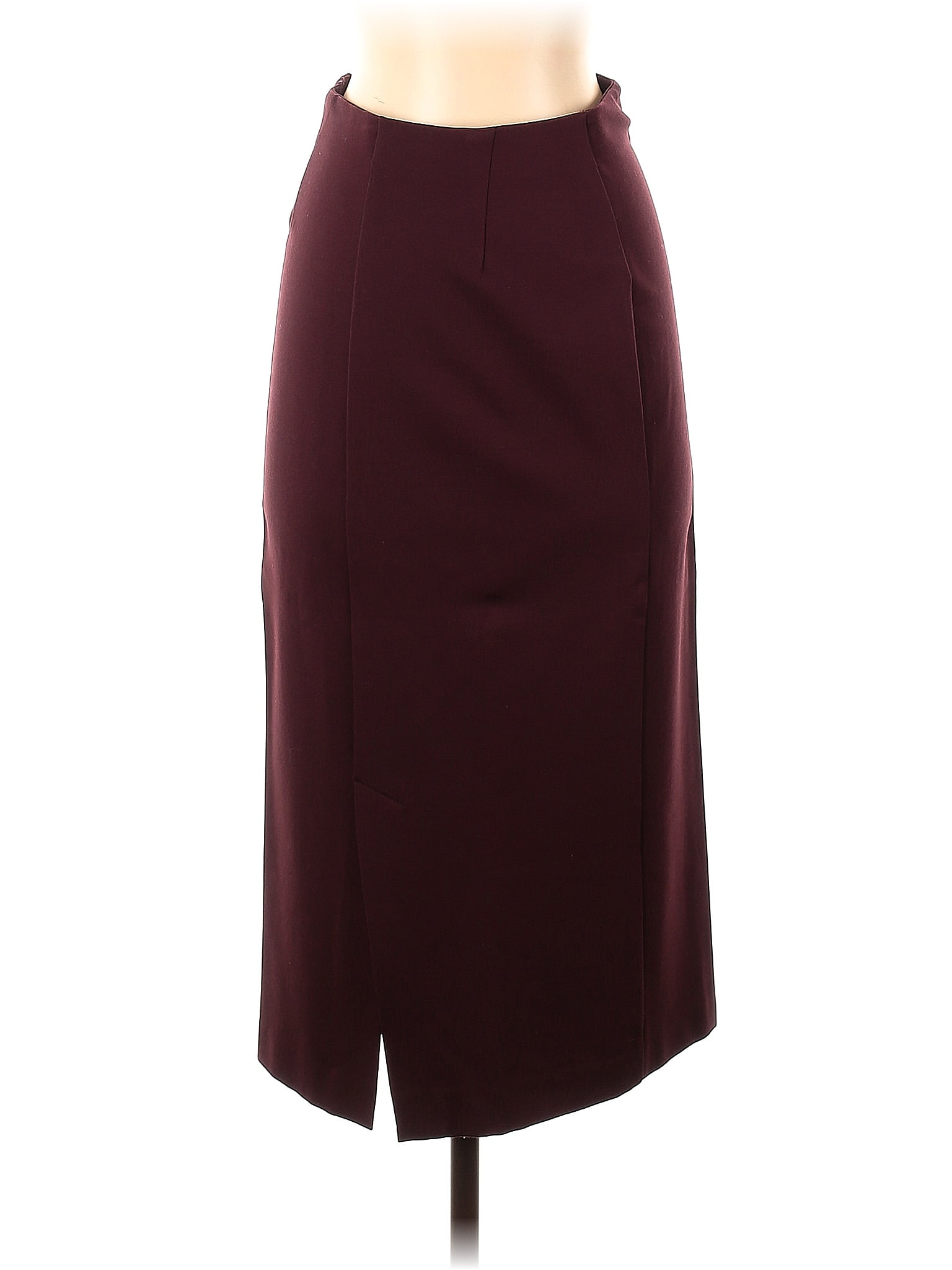 Uniqlo 2024 maroon skirt