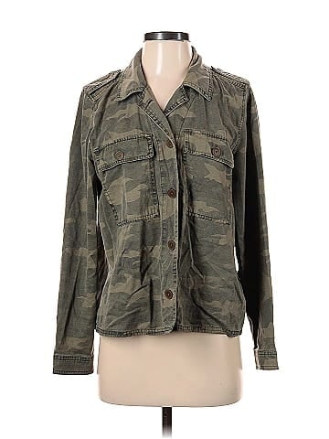 Lucky Brand Camo Green Jacket Size S - 71% off