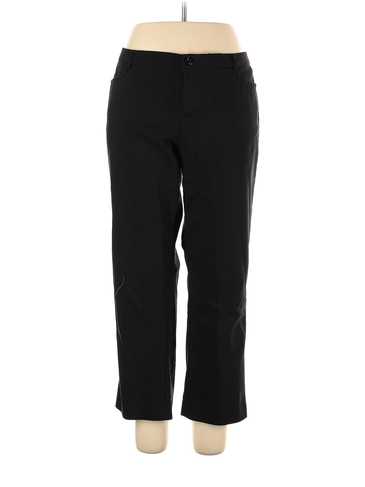 Briggs Polka Dots Black Casual Pants Size 16 - 70% off