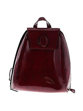 Cartier Gorgeous Vintage Logo Embossed Leather Backpack (view 1)