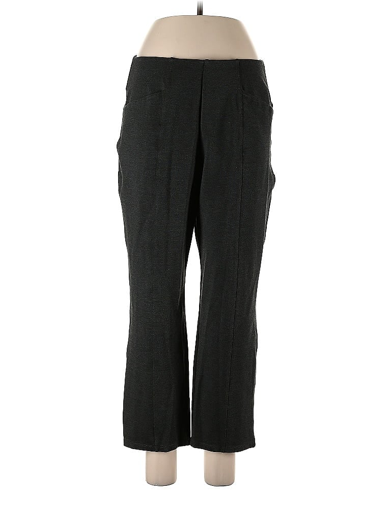 Old Navy Tweed Chevron-herringbone Black Casual Pants Size L - photo 1