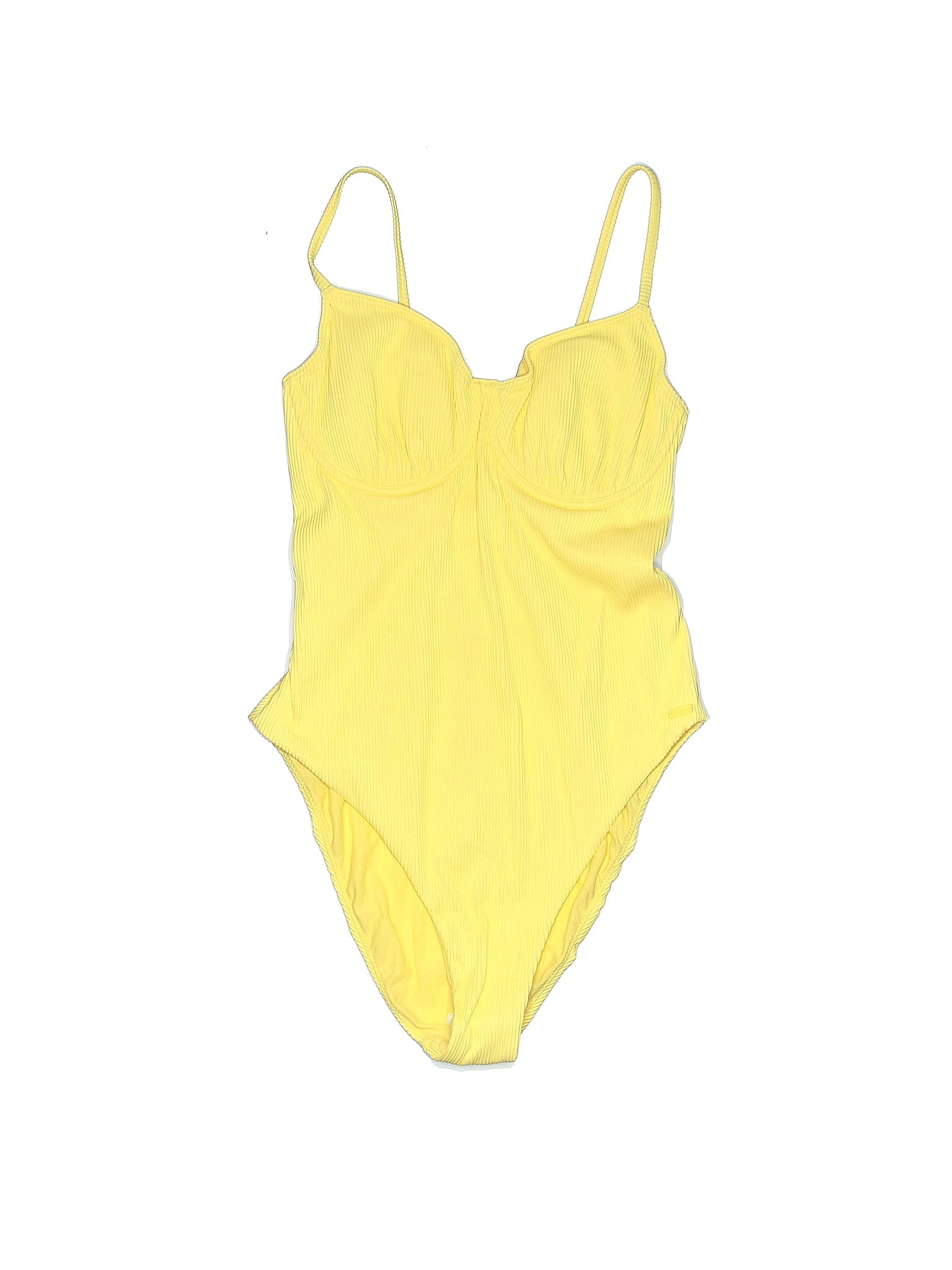 Roxy Solid Yellow One Piece Swimsuit Size XL - 76% off | ThredUp