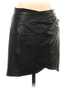 Rewash Faux Leather Skirt (view 1)