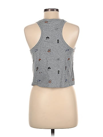 Nike Gray Active Tank Size M - 77% off