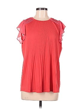 Adrianna Papell Short Sleeve Blouse (view 1)