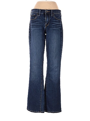 Lucky Brand Solid Blue Jeans Size 4 - 72% off