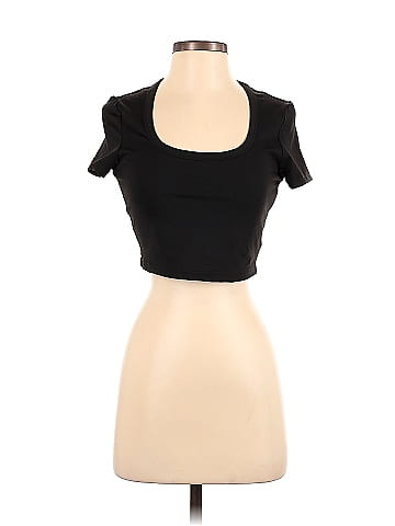 SHEIN PETITE Solid Scoop Neck Dress