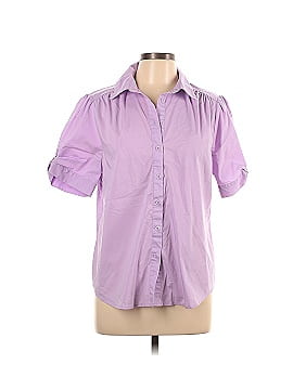 NY&Co Short Sleeve Button-Down Shirt (view 1)