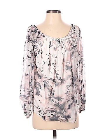 Haute Hippie 3/4 Sleeve Silk Top (view 1)