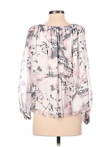 Haute Hippie 3/4 Sleeve Silk Top (view 2)