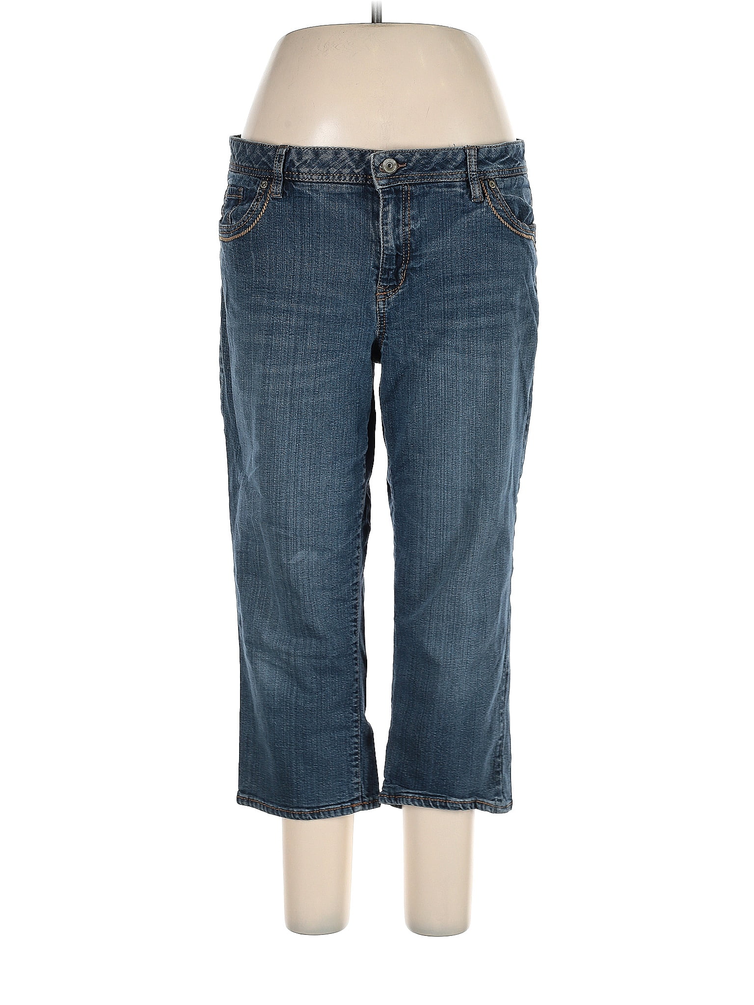 SONOMA life + style Solid Blue Jeans Size 16 - 56% off