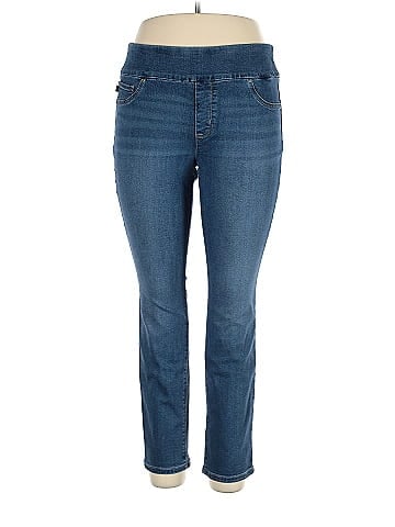 Lee Solid Blue Jeans Size 14 - 45% off